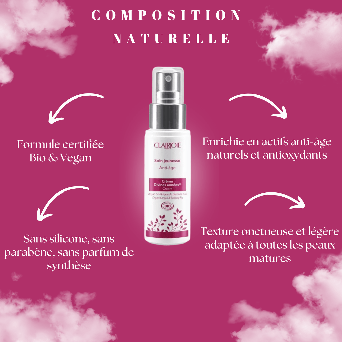 Crème anti-âge Divines années