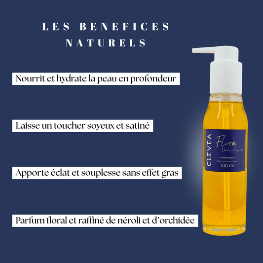 Flora - Huile corps "Néroli Orchidée"