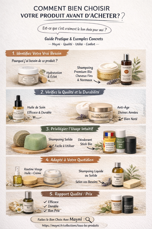 Comment bien choisir ton produit Mayni : le guide complet avant d’acheter