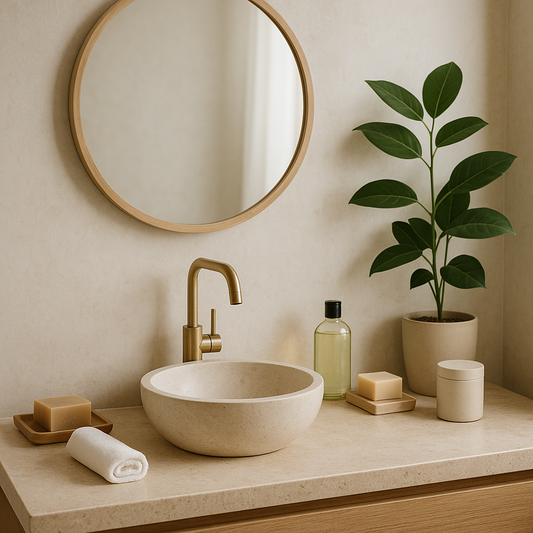 Minimalisme et élégance : adopter une salle de bain 100 % naturelle et chic
