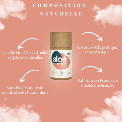 Déodorant stick bio 24h Jasmin