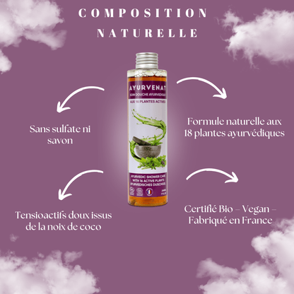 Gel douche ayurvédique aux 16 plantes actives