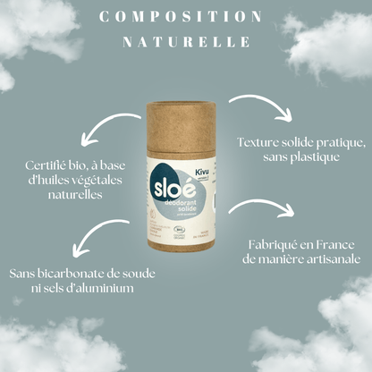 Déodorant stick bio 24h Amande douce