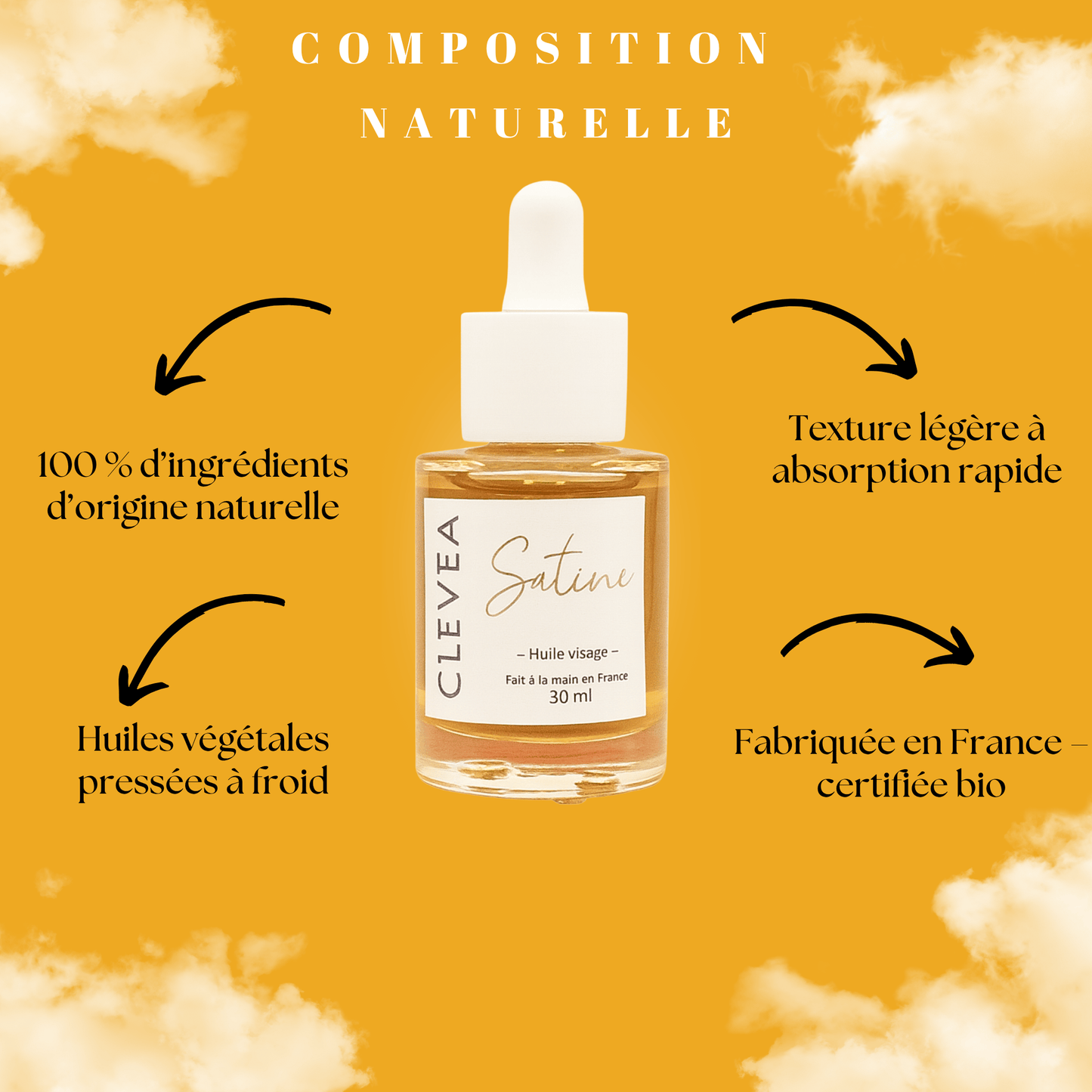 Satine - Huile visage
