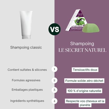 Shampoing solide revitalisant