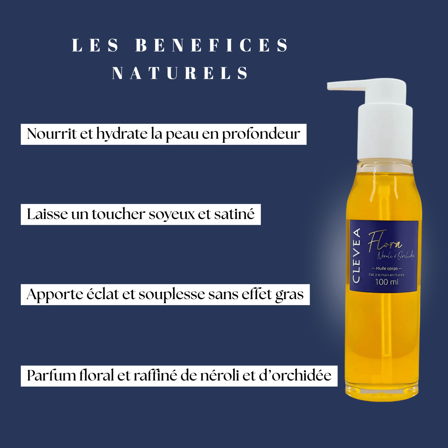 Flora - Huile corps "Néroli Orchidée"