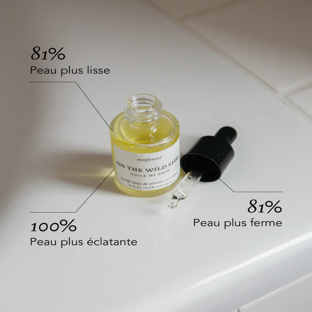 Huile de soin visage bio  Régénérante & Éclat